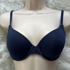 32D polka dot mesh Semi-Demi VS bra